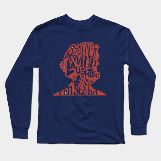 Literary Marvels-Mark Twain Long Sleeve T-Shirt by galetea